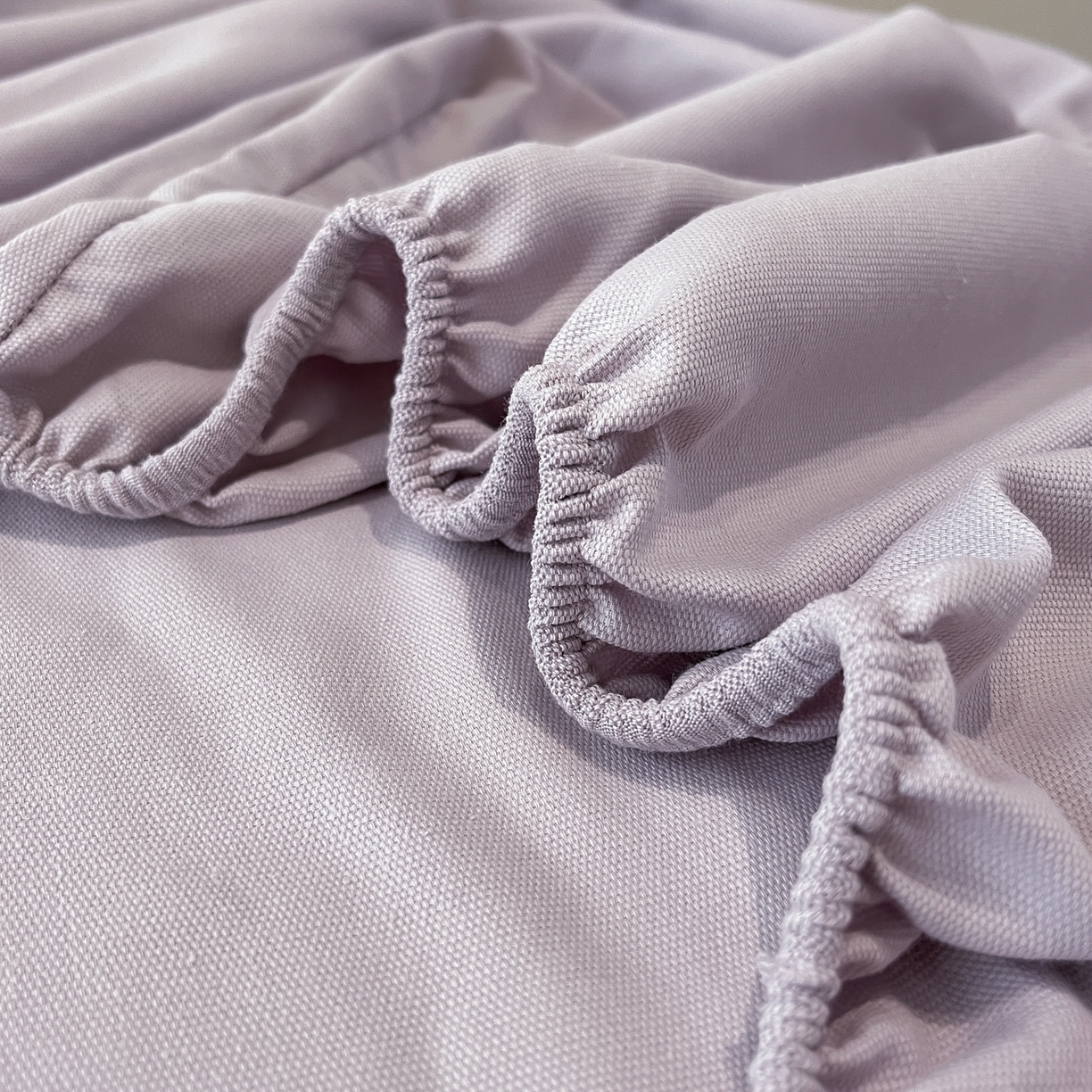 91家纺网 家纺一手货源 找家纺 其奥家纺 2026春夏新款纯棉全棉老粗布床笠纯色凉席 甜心小猫-紫