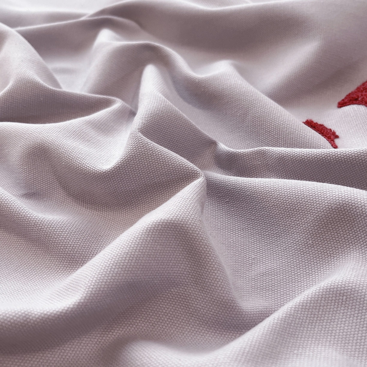 91家纺网 家纺一手货源 找家纺 其奥家纺 2026春夏新款纯棉全棉老粗布床笠纯色凉席 甜心小猫-紫