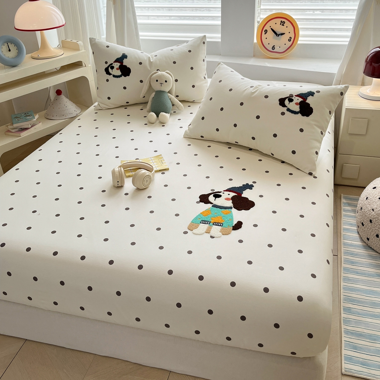 91家纺网 家纺一手货源 找家纺 （总）其奥家纺 2026春夏新款纯棉全棉老粗布床笠印花凉席