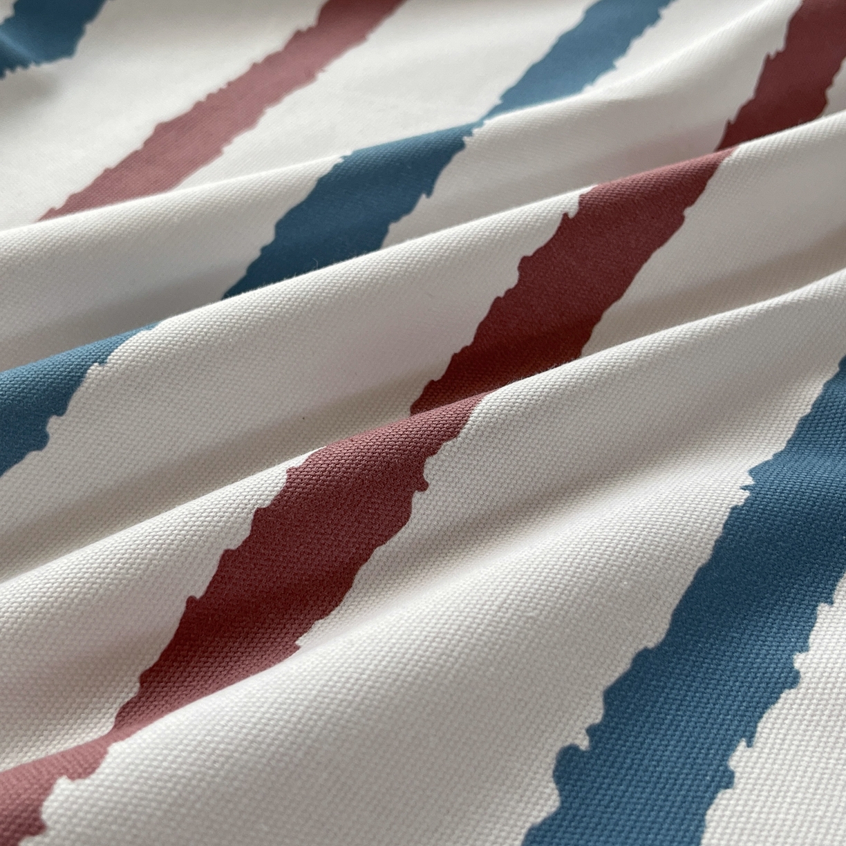 91家纺网 家纺一手货源 找家纺 其奥家纺 2026春夏新款纯棉全棉老粗布床笠印花凉席 小马奔奔-条纹