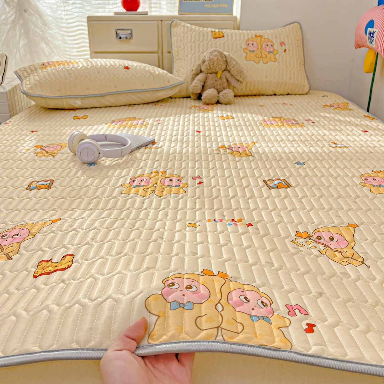 91家纺网 家纺一手货源 找家纺 （总）川悦生活 2026春夏新款凉感丝凉席凉席席子