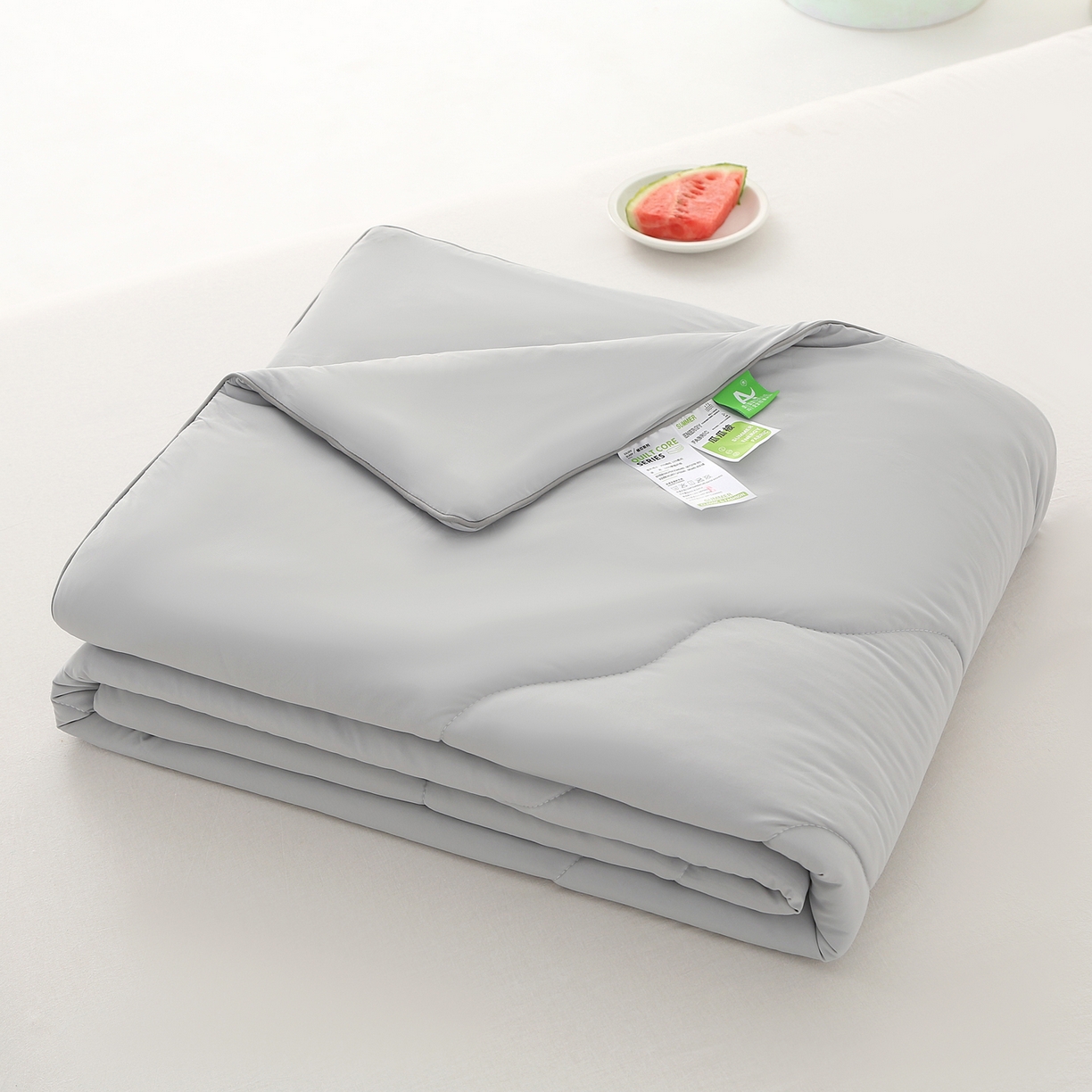 91家纺网 家纺一手货源 找家纺 （总）亚龙工厂店 2026新款某岛同款云母冰丝凉感瓜瓜被