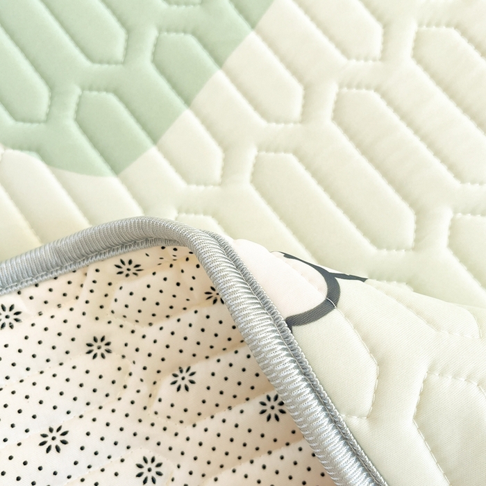 91家纺网 家纺一手货源 找家纺 川悦生活 2026春夏新款凉感丝凉席凉席席子 啵唧小狗