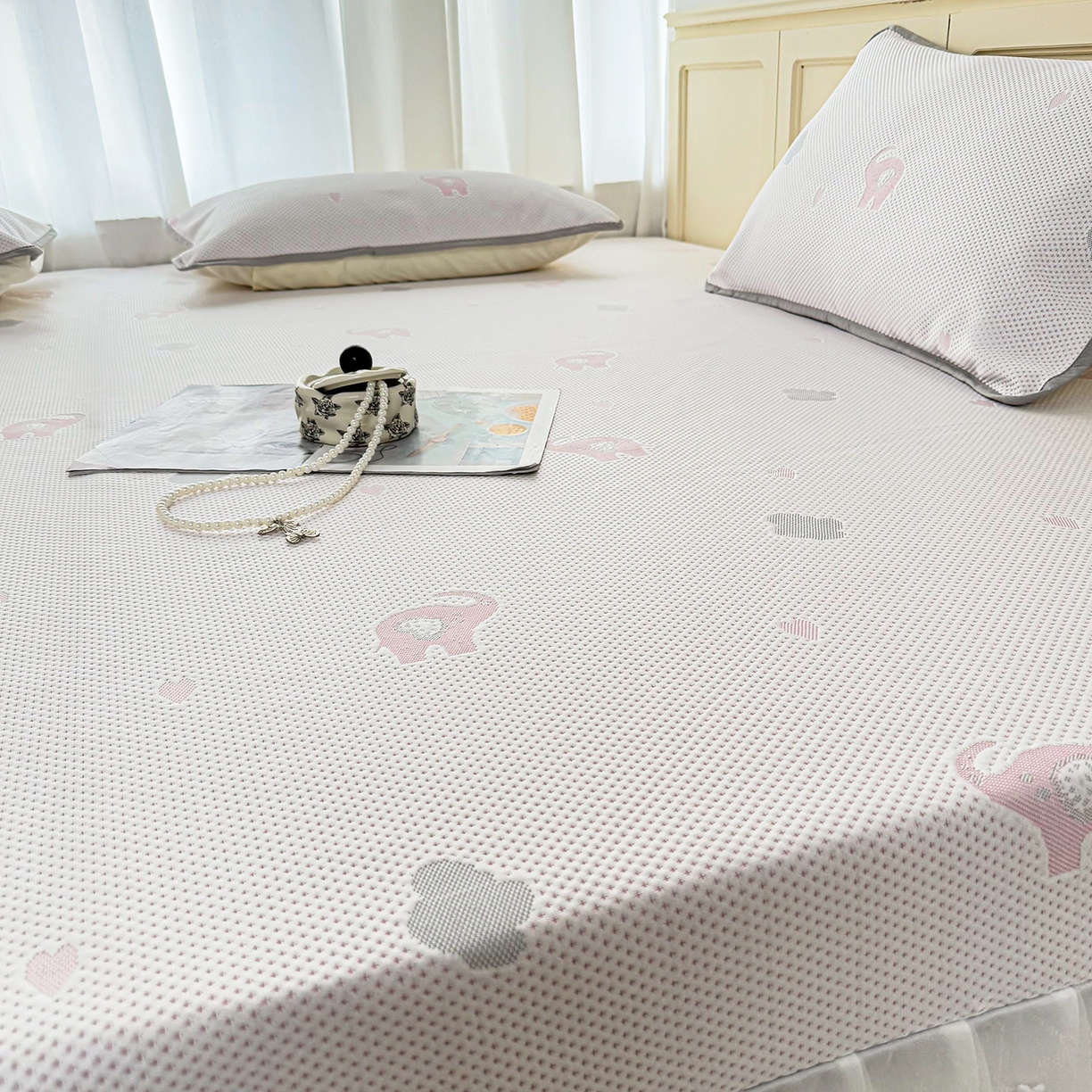 91家纺网 家纺一手货源 找家纺 （总）美达家纺 2026新款冰丝针织凉席榻榻米炕盖