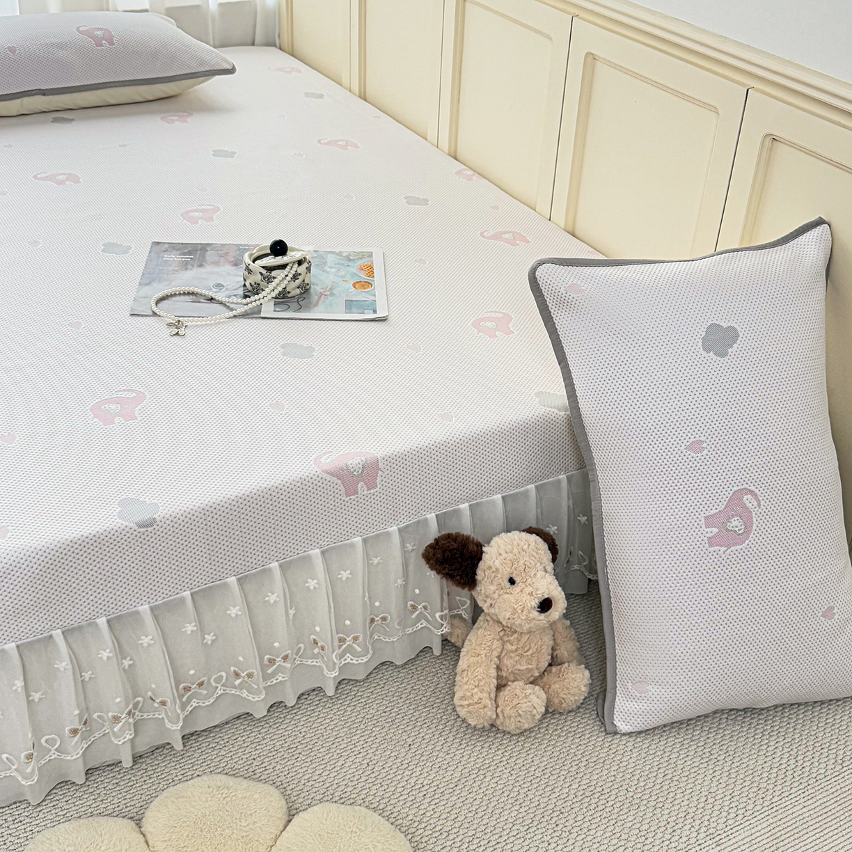 91家纺网 家纺一手货源 找家纺 （总）美达家纺 2026新款冰丝针织凉席榻榻米炕盖