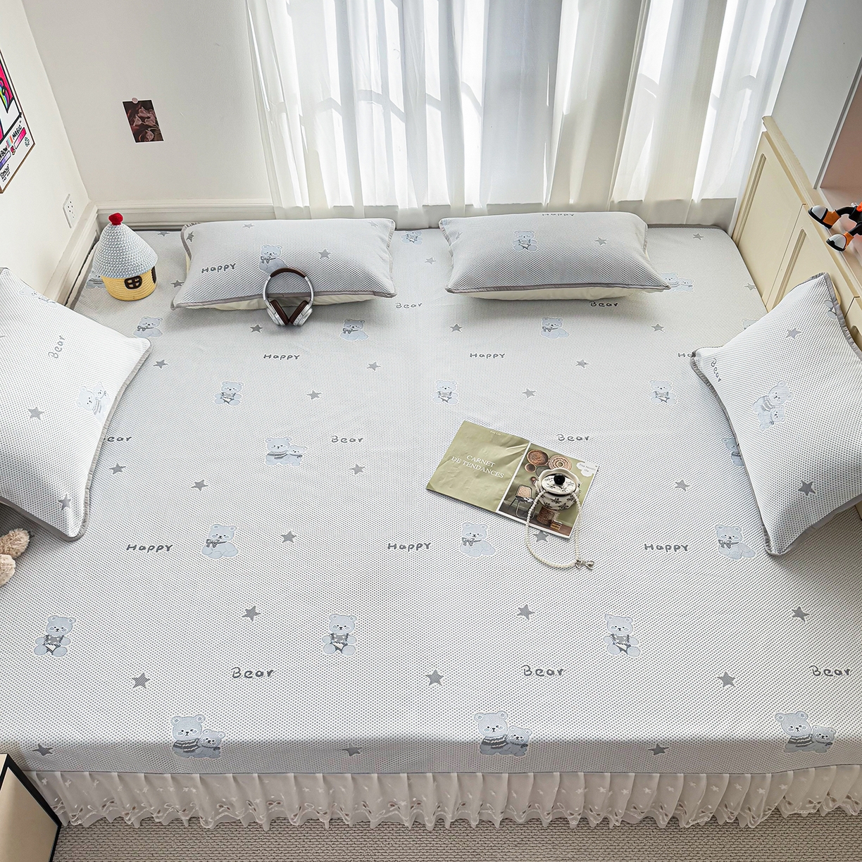 91家纺网 家纺一手货源 找家纺 （总）美达家纺 2026新款冰丝针织凉席榻榻米炕盖