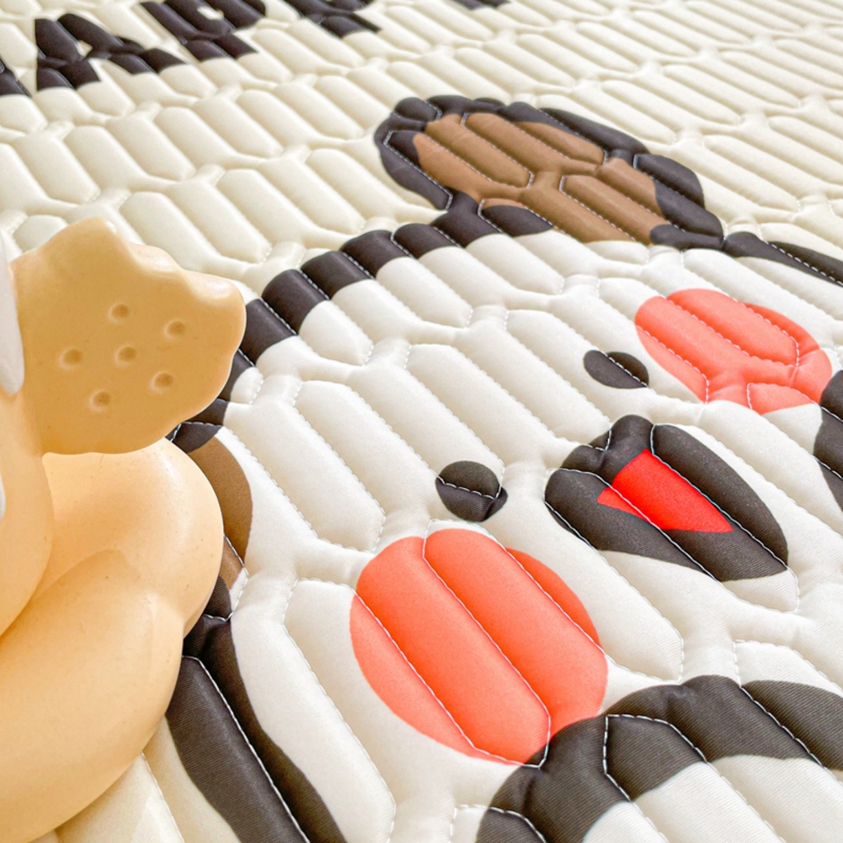 91家纺网 家纺一手货源 找家纺 川悦生活 2026春夏新款凉感丝凉席凉席席子 哈哈恐龙