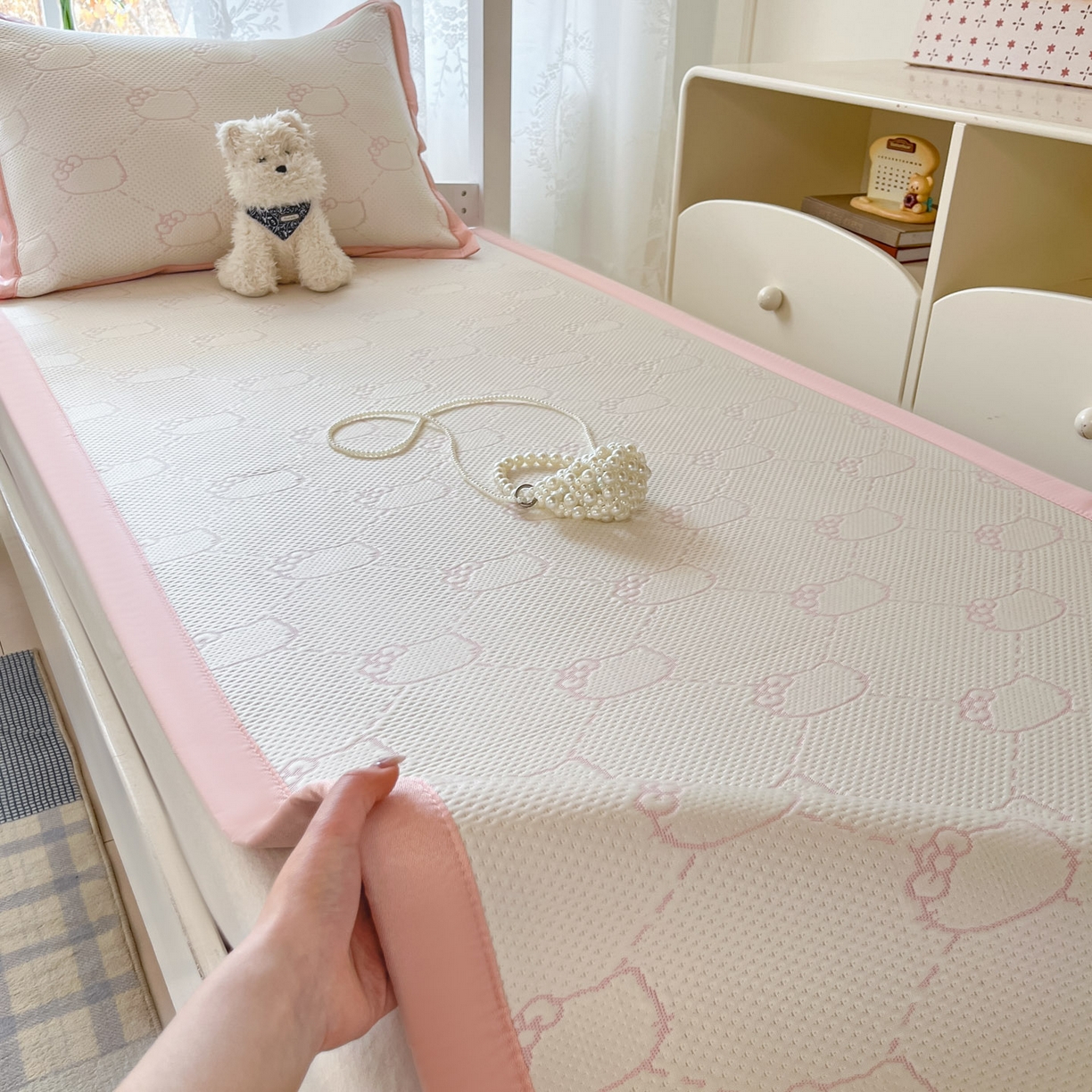 91家纺网 家纺一手货源 找家纺 （总）川悦生活 2026新款凉感凉豆豆学生宿舍软席