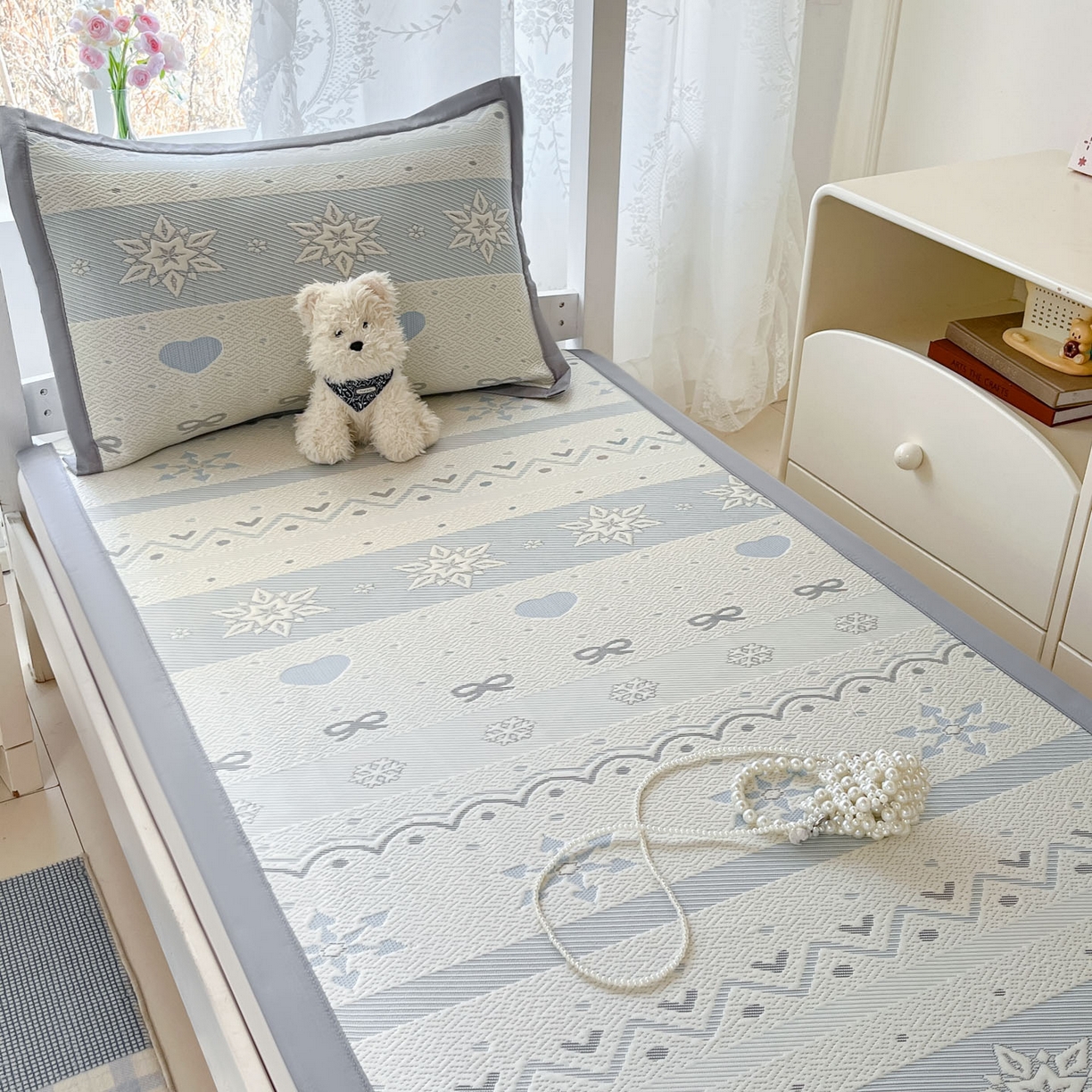 91家纺网 家纺一手货源 找家纺 （总）川悦生活 2026新款凉感凉豆豆学生宿舍软席