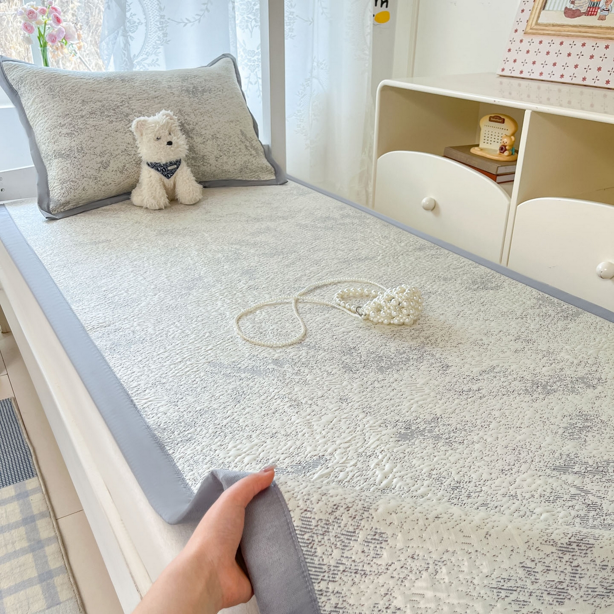 川悦生活 2026新款凉感凉豆豆学生宿舍软席 尼尔-星灰