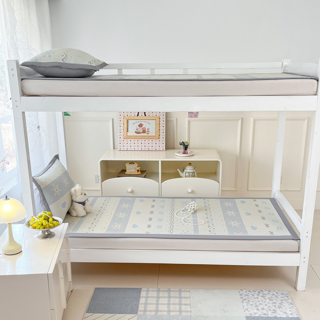 91家纺网 家纺一手货源 找家纺 川悦生活 2026新款凉感凉豆豆学生宿舍软席 费尔冰雪