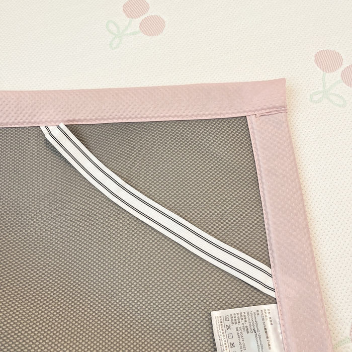 91家纺网 家纺一手货源 找家纺 川悦生活 2026新款PE凉感提花豆豆席平铺款三件套 樱桃果塔