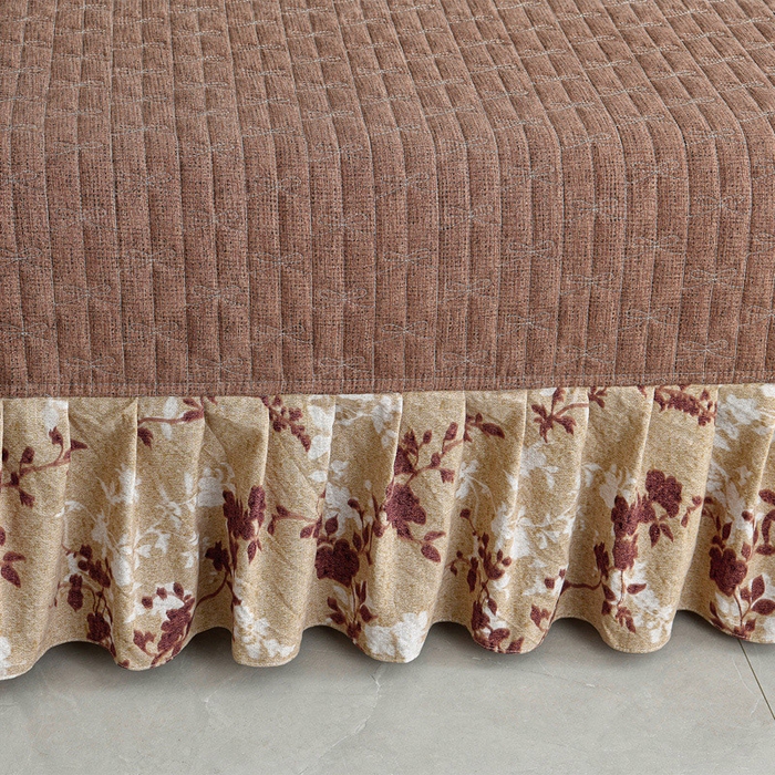 91家纺网 家纺一手货源 找家纺 （总）星窝 2026新款复古风仿麻床盖款四件套