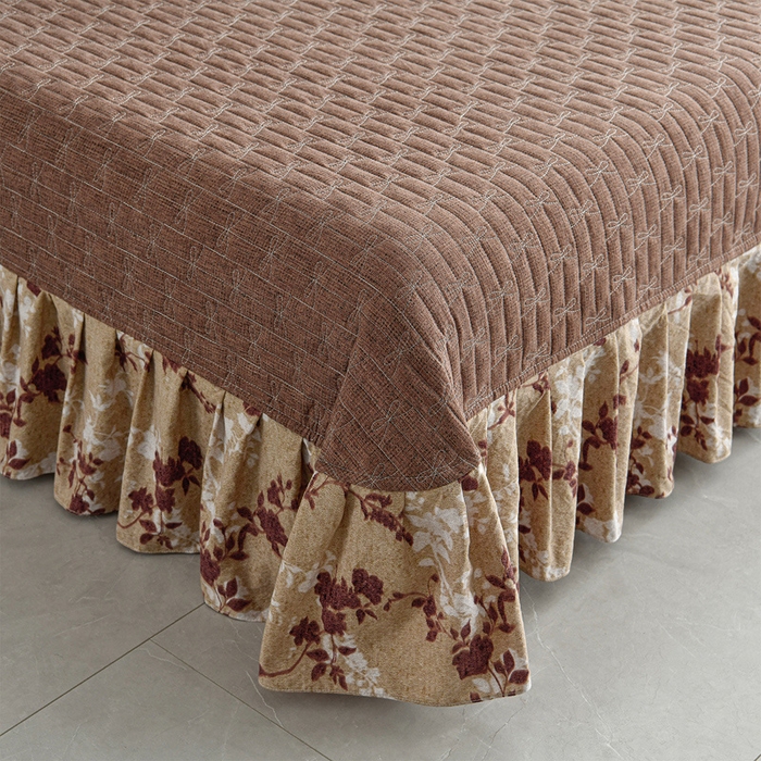 91家纺网 家纺一手货源 找家纺 （总）星窝 2026新款复古风仿麻床盖款四件套