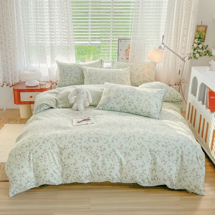 91家纺网 家纺一手货源 找家纺 （总）简冠家纺 2026新款仿棉水洗棉四件套