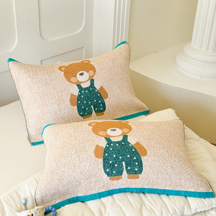 91家纺网 家纺一手货源 找家纺 （总）乐家毛巾被（工厂自产自销） 2026新款全棉A类母婴级卡通软绵绵系列枕巾隔汗巾