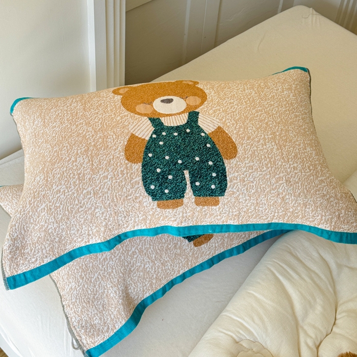 91家纺网 家纺一手货源 找家纺 （总）乐家毛巾被（工厂自产自销） 2026新款全棉A类母婴级卡通软绵绵系列枕巾隔汗巾