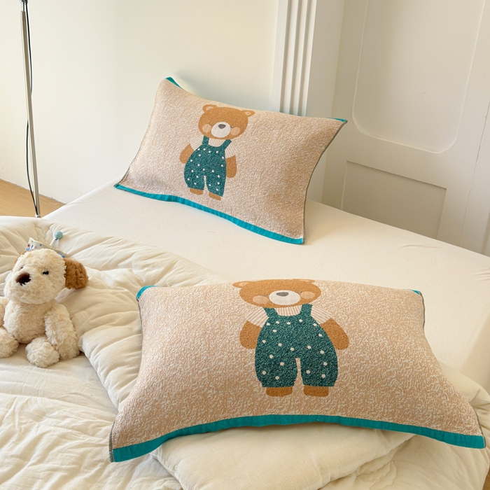 91家纺网 家纺一手货源 找家纺 （总）乐家毛巾被（工厂自产自销） 2026新款全棉A类母婴级卡通软绵绵系列枕巾隔汗巾