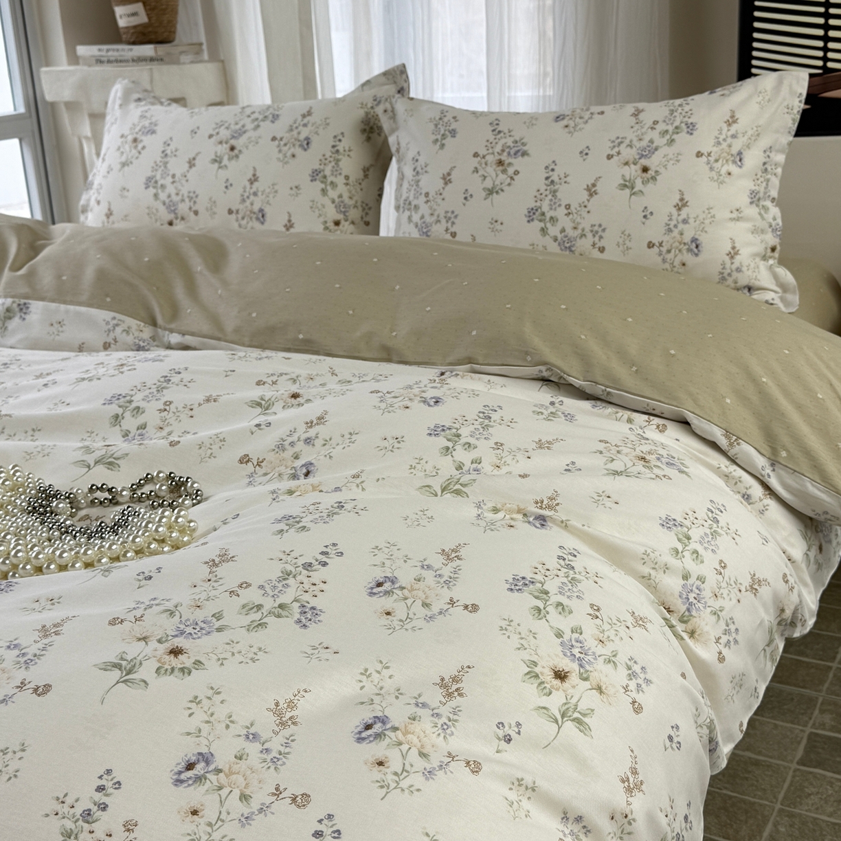 91家纺网 家纺一手货源 找家纺 （总）美丽坊 2026新款跨境外贸爆款高支数高密度全棉纯棉四件套