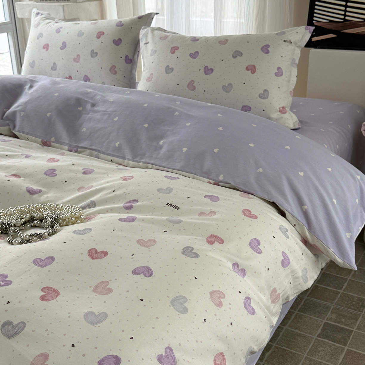 91家纺网 家纺一手货源 找家纺 （总）美丽坊 2026新款跨境外贸爆款高支数高密度全棉纯棉四件套