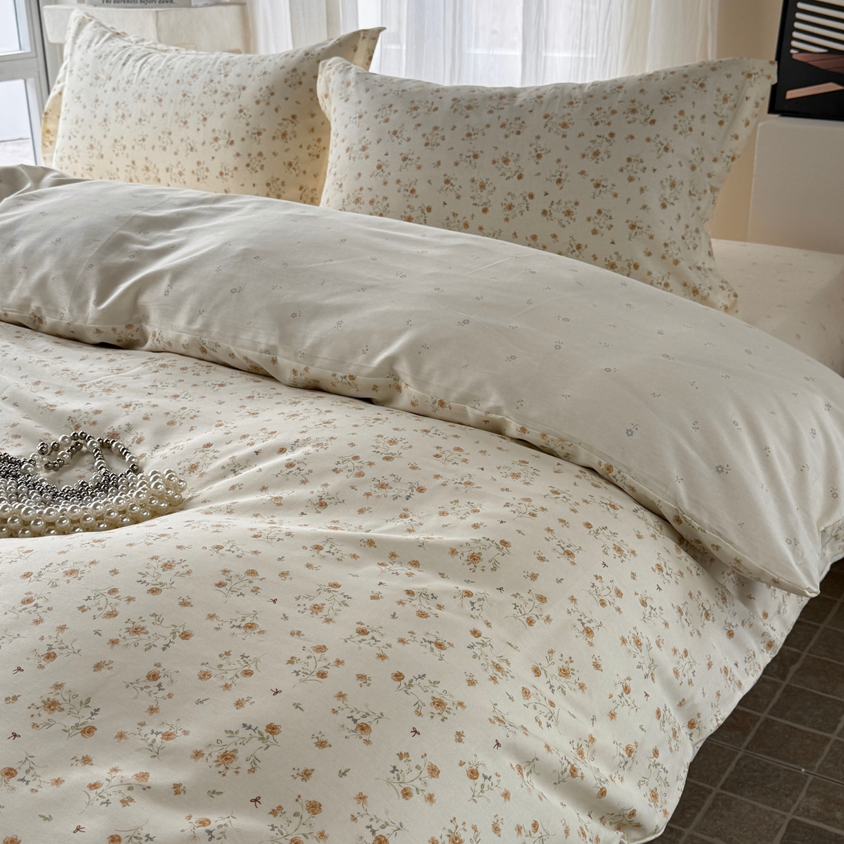 91家纺网 家纺一手货源 找家纺 （总）美丽坊 2026新款跨境外贸爆款高支数高密度全棉纯棉四件套