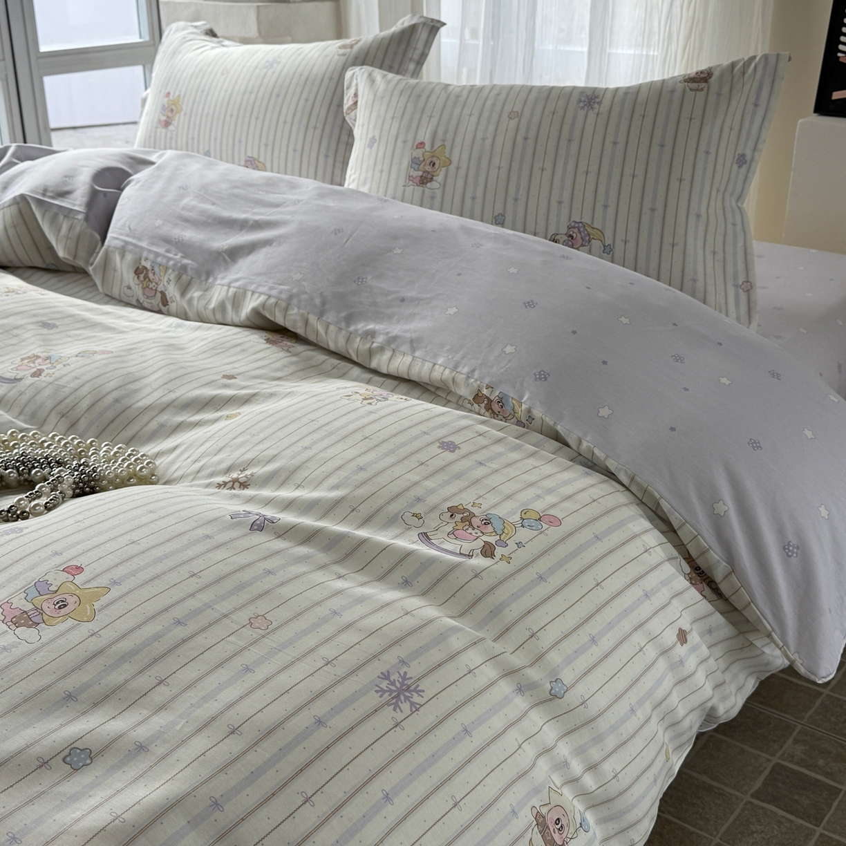 91家纺网 家纺一手货源 找家纺 （总）美丽坊 2026新款跨境外贸爆款高支数高密度全棉纯棉四件套