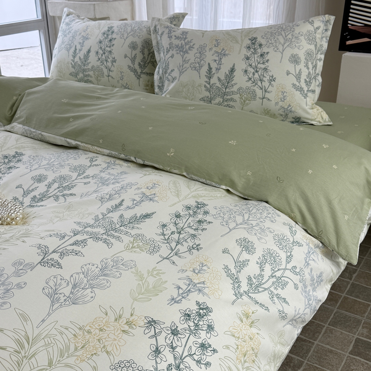 91家纺网 家纺一手货源 找家纺 （总）美丽坊 2026新款跨境外贸爆款高支数高密度全棉纯棉四件套