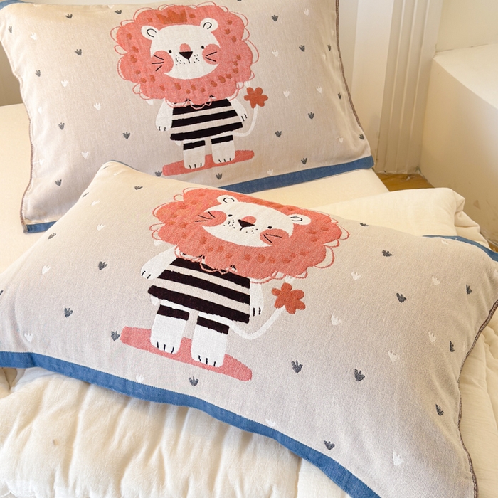 91家纺网 家纺一手货源 找家纺 （总）乐家毛巾被（工厂自产自销） 2026新款全棉A类母婴级卡通软绵绵系列枕巾隔汗巾