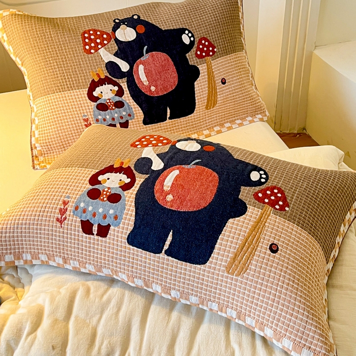 91家纺网 家纺一手货源 找家纺 （总）乐家毛巾被（工厂自产自销） 2026新款全棉A类母婴级卡通软绵绵系列枕巾隔汗巾