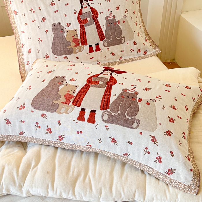 91家纺网 家纺一手货源 找家纺 （总）乐家毛巾被（工厂自产自销） 2026新款全棉A类母婴级卡通软绵绵系列枕巾隔汗巾