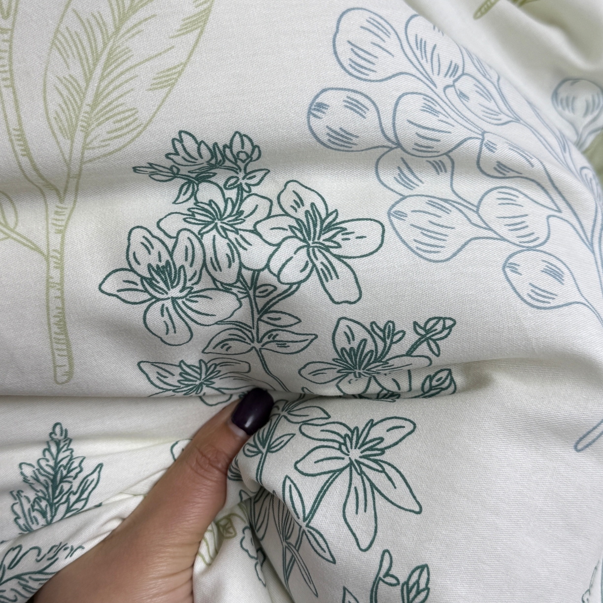 91家纺网 家纺一手货源 找家纺 美丽坊 2026新款跨境外贸爆款高支数高密度全棉纯棉四件套 在林间