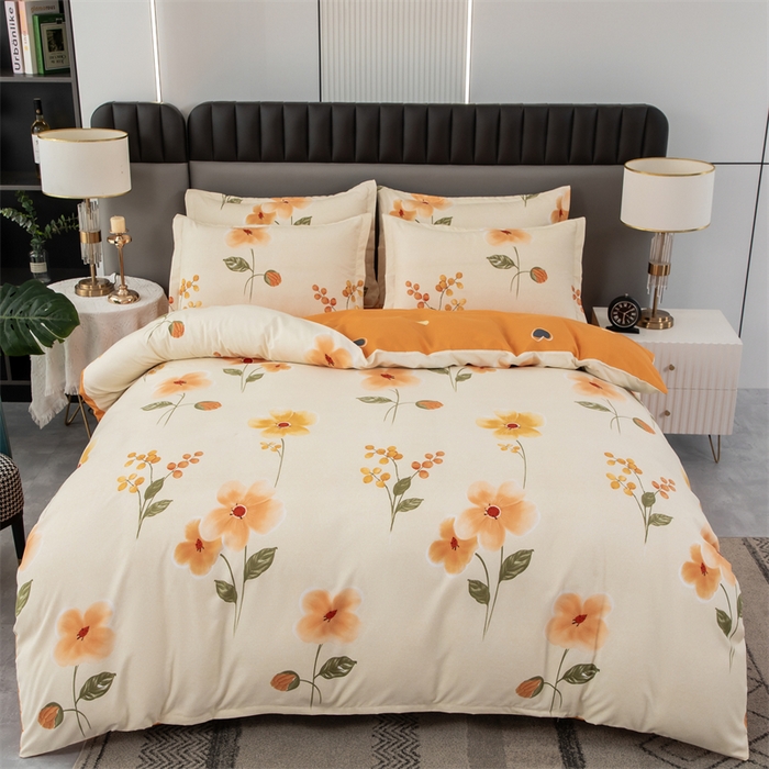 91家纺网 家纺一手货源 找家纺 （总）佳宇轩 2026新款爆款140克独版植物羊绒加厚斜纹磨毛四件套