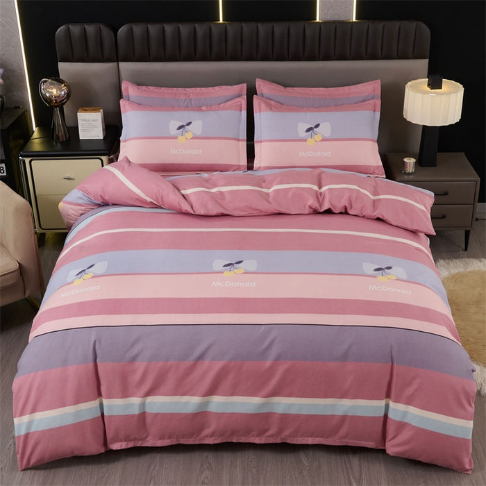 91家纺网 家纺一手货源 找家纺 （总）佳宇轩 2026新款爆款140克独版植物羊绒加厚斜纹磨毛四件套