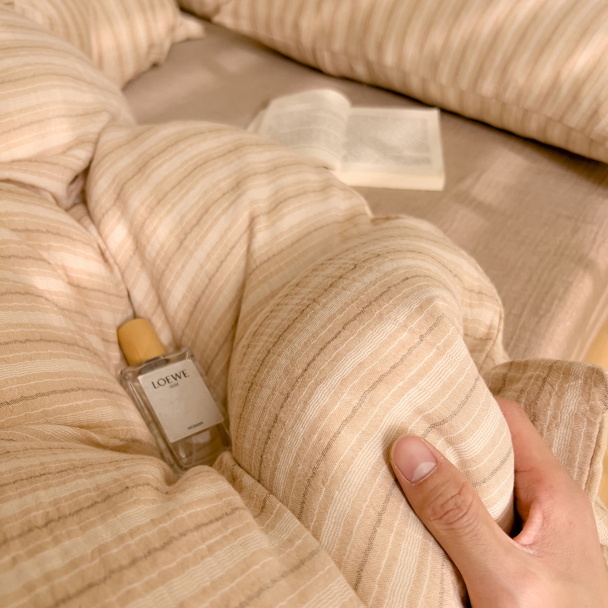 91家纺网 家纺一手货源 找家纺 （总）DoDo 兜兜 2026新款全棉纯棉A类色织皱皱纱单被套单件被套单品