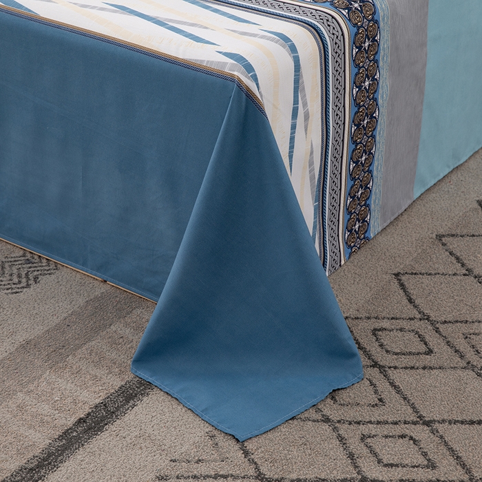 91家纺网 家纺一手货源 找家纺 佳宇轩 2026新款爆款140克独版植物羊绒加厚斜纹磨毛四件套 奥斯汀