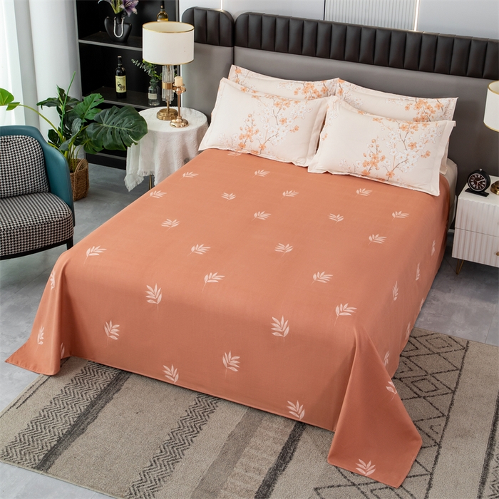 91家纺网 家纺一手货源 找家纺 佳宇轩 2026新款爆款140克独版植物羊绒加厚斜纹磨毛四件套 朝花夕拾