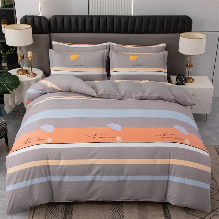 91家纺网 家纺一手货源 找家纺 佳宇轩 2026新款爆款140克独版植物羊绒加厚斜纹磨毛四件套 一叶知秋