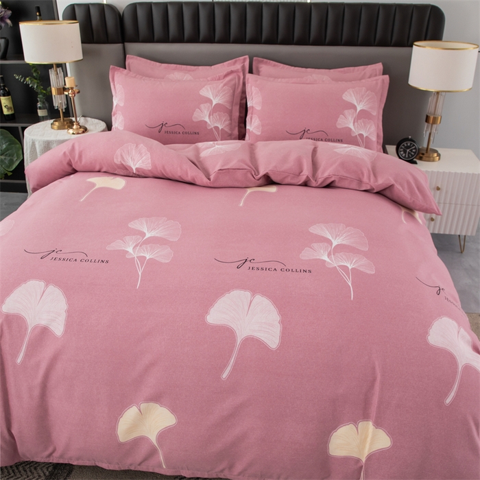 91家纺网 家纺一手货源 找家纺 佳宇轩 2026新款爆款140克独版植物羊绒加厚斜纹磨毛四件套 佳期如梦