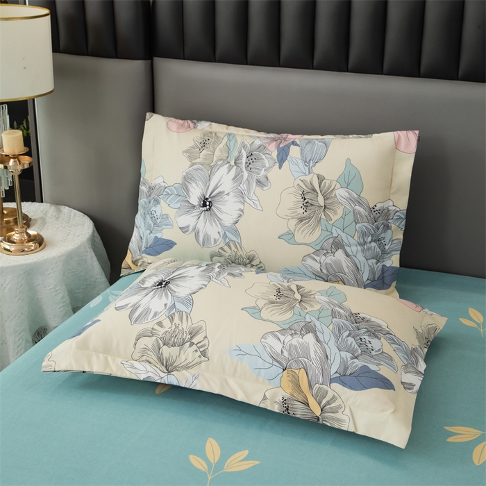 91家纺网 家纺一手货源 找家纺 佳宇轩 2026新款爆款140克独版植物羊绒加厚斜纹磨毛四件套 水木年华