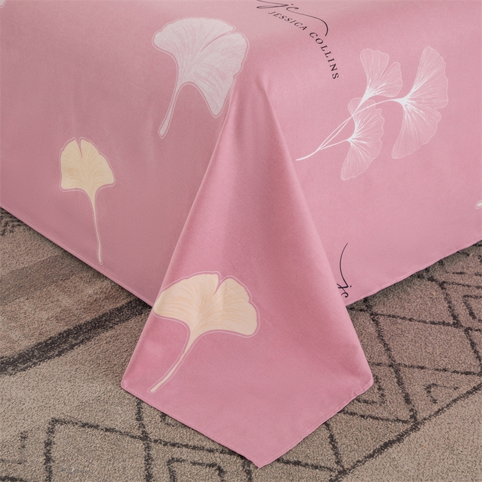 91家纺网 家纺一手货源 找家纺 佳宇轩 2026新款爆款140克独版植物羊绒加厚斜纹磨毛四件套 佳期如梦