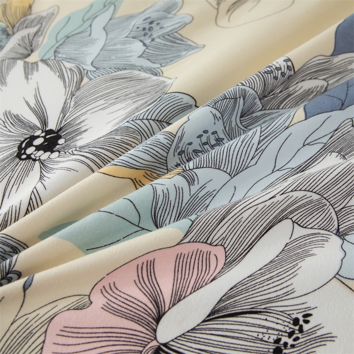 91家纺网 家纺一手货源 找家纺 佳宇轩 2026新款爆款140克独版植物羊绒加厚斜纹磨毛四件套 水木年华