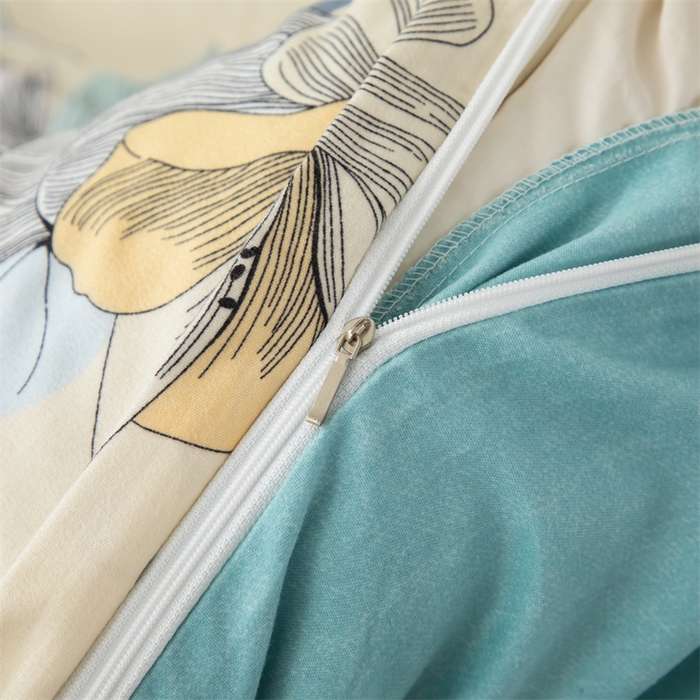 91家纺网 家纺一手货源 找家纺 佳宇轩 2026新款爆款140克独版植物羊绒加厚斜纹磨毛四件套 水木年华