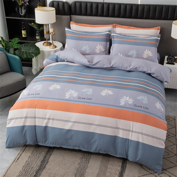 91家纺网 家纺一手货源 找家纺 佳宇轩 2026新款爆款140克独版植物羊绒加厚斜纹磨毛四件套 晚枫