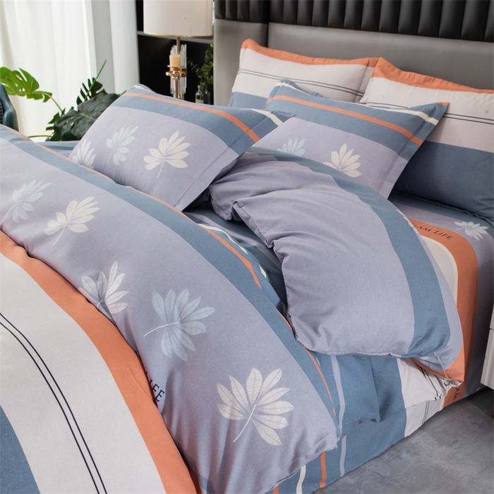 91家纺网 家纺一手货源 找家纺 佳宇轩 2026新款爆款140克独版植物羊绒加厚斜纹磨毛四件套 晚枫