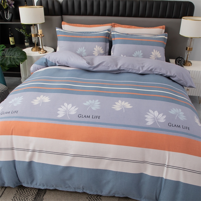 91家纺网 家纺一手货源 找家纺 佳宇轩 2026新款爆款140克独版植物羊绒加厚斜纹磨毛四件套 晚枫