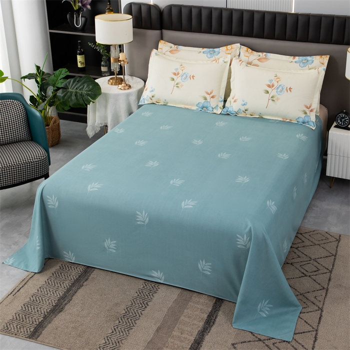 91家纺网 家纺一手货源 找家纺 佳宇轩 2026新款爆款140克独版植物羊绒加厚斜纹磨毛四件套 芳华