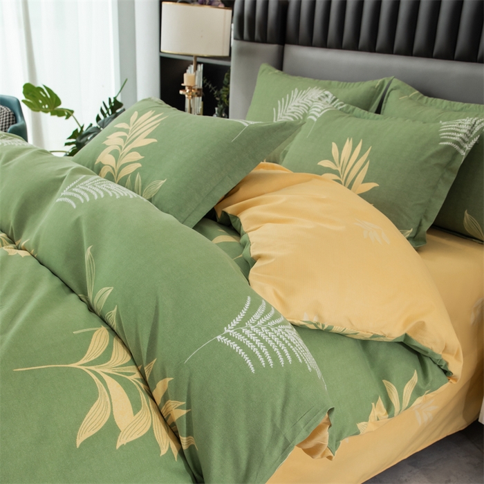 91家纺网 家纺一手货源 找家纺 佳宇轩 2026新款爆款140克独版植物羊绒加厚斜纹磨毛四件套 漫步森林