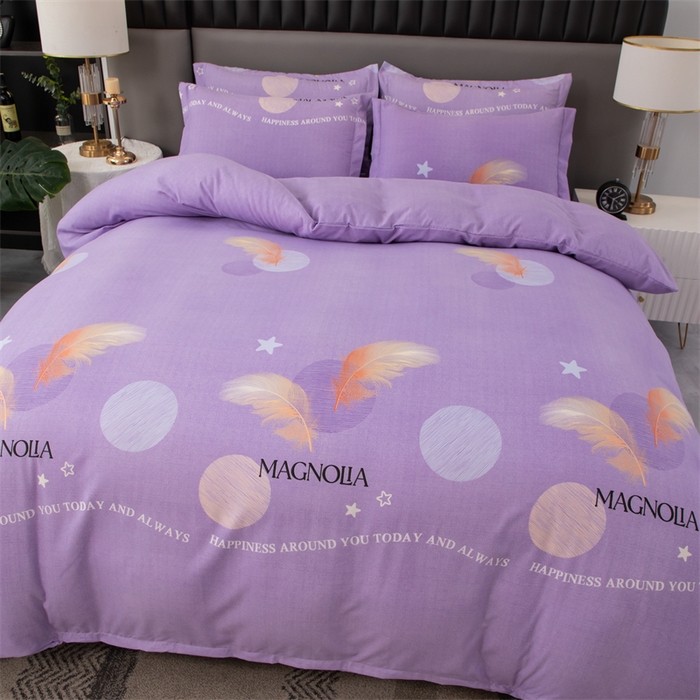 91家纺网 家纺一手货源 找家纺 佳宇轩 2026新款爆款140克独版植物羊绒加厚斜纹磨毛四件套 羽蝶飞