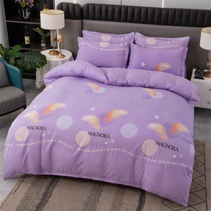 91家纺网 家纺一手货源 找家纺 佳宇轩 2026新款爆款140克独版植物羊绒加厚斜纹磨毛四件套 羽蝶飞