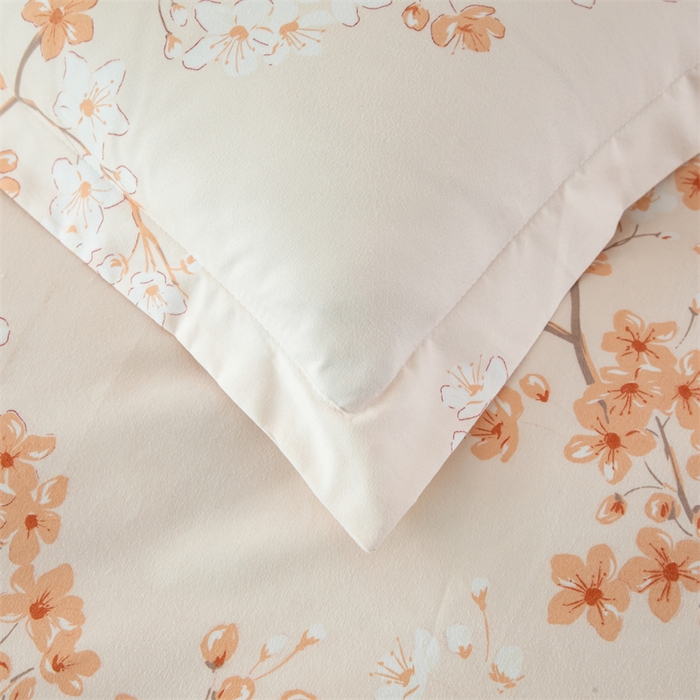 91家纺网 家纺一手货源 找家纺 佳宇轩 2026新款爆款140克独版植物羊绒加厚斜纹磨毛四件套 朝花夕拾